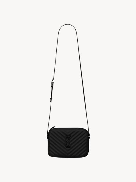 SAINT LAURENT LOU CAMERA BAG IN QUILTED LEATHER