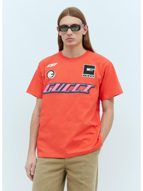 GUCCI Gucci Men Logo Emblems T-Shirt
