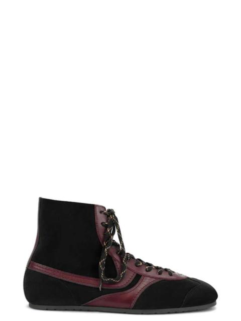 Dries Van Noten Dries Van Noten Men Suede High-Top Sneakers
