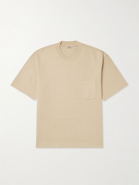 AURALEE Cotton-Jersey T-Shirt Camel