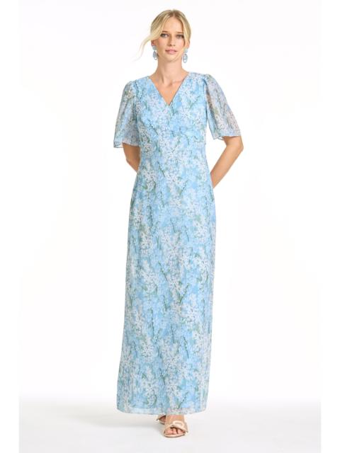 SACHIN & BABI MAE GOWN - SKY SNOW HYACINTH