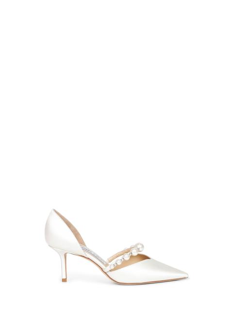 JIMMY CHOO Jimmy Choo Women Ivory Satin Aurelie 65 Pumps