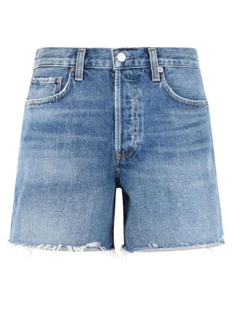AGOLDE Agolde 'NYE' Blue Cotton Shorts