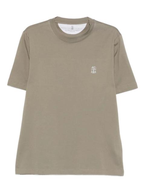 Brunello Cucinelli Jersey T-Shirt With Logo