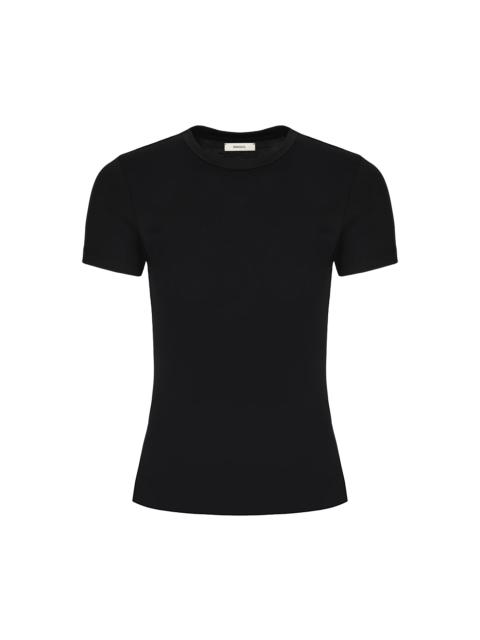 PANGAIA Women's 365 Cotton-Stretch T-shirt - Black