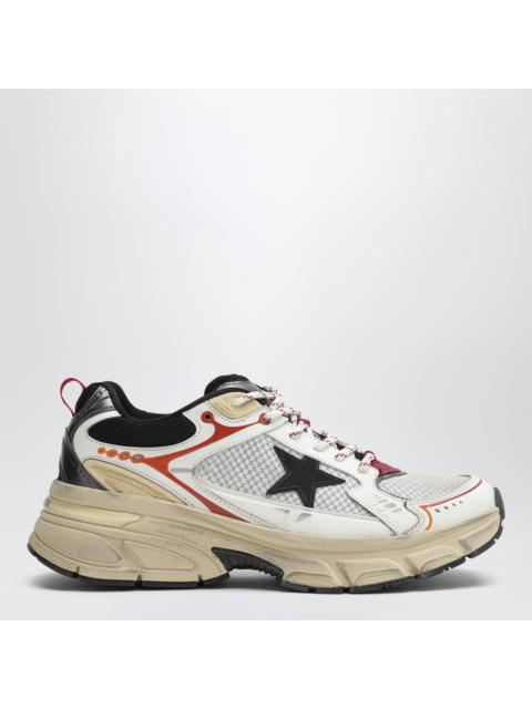 Golden Goose Golden Goose Lightstar Sneakers In White/Grey/Red Men