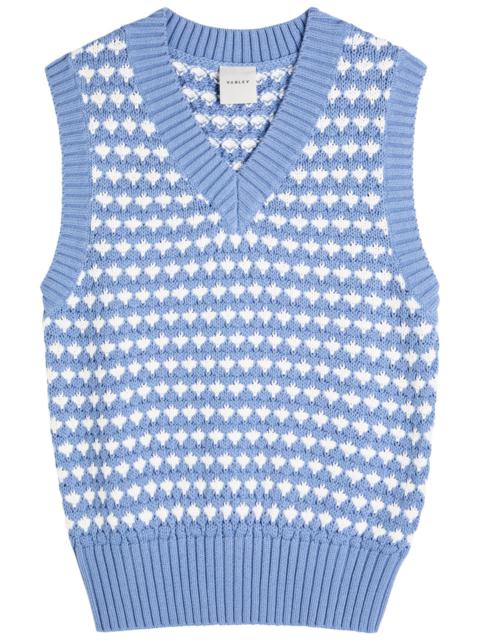 VARLEY Varley Antonella Patterned Knit Vest