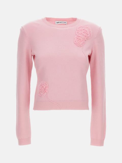 self-portrait Self-Portrait Women Flower Knit Jumper