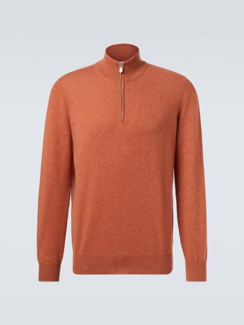 Brunello Cucinelli Cashmere half-zip sweater