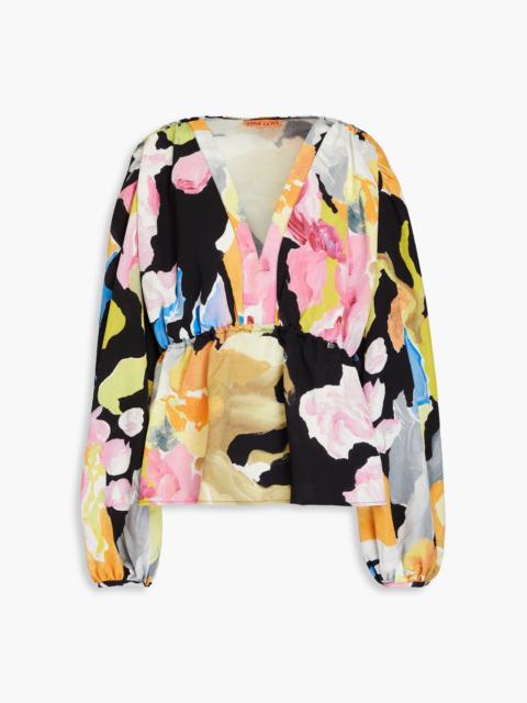 STINE GOYA Toni printed crepe blouse