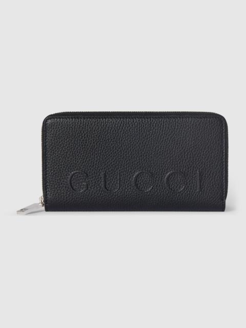 Zip around wallet with logo
