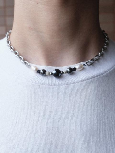 Other Designers Handmade Natural Freshwater Pearls Stainless Steel Necklace