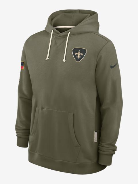 Nike New Orleans Saints Salute to Service Sideline Dominant Force Men's Nike Dri-FIT NFL Pullover Hoodie