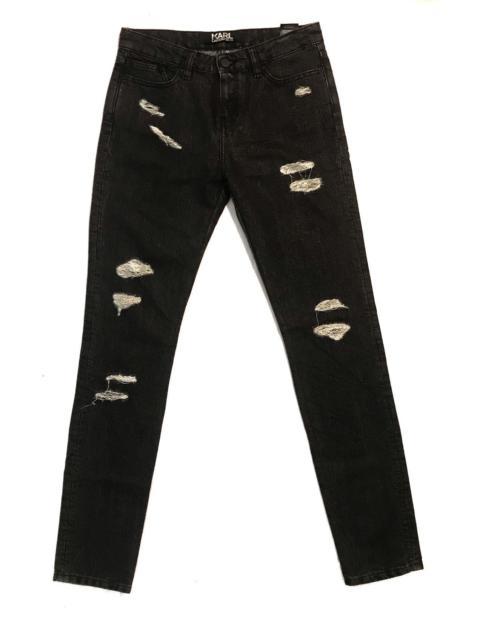 Other Designers iconed karl lagerfeld skinny jeans