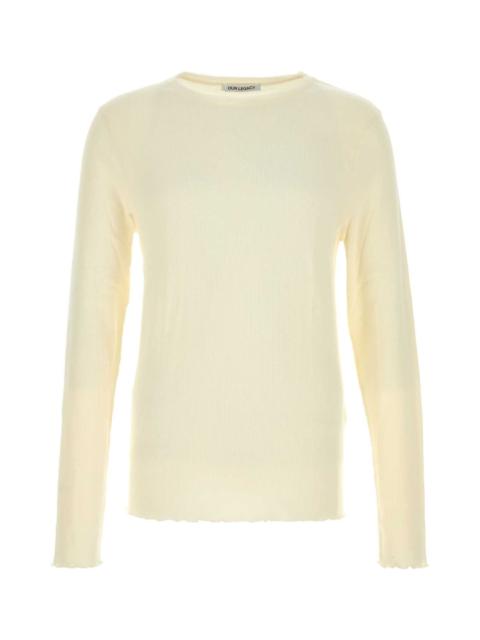 Our Legacy Our Legacy Men Cream Cotton Blend T-Shirt