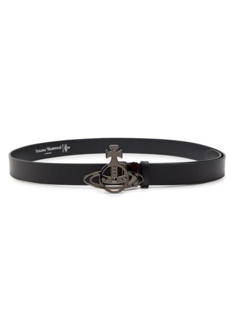 Vivienne Westwood Vivienne Westwood Orb Leather Belt