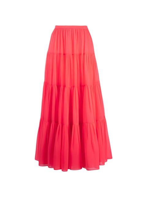Valentino Valentino Garavani Long Tiered Skirt