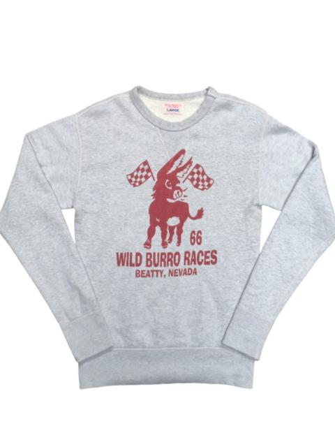 Other Designers The Real McCoy's - The real mccoys wild burro races long sleeve sweatshirt