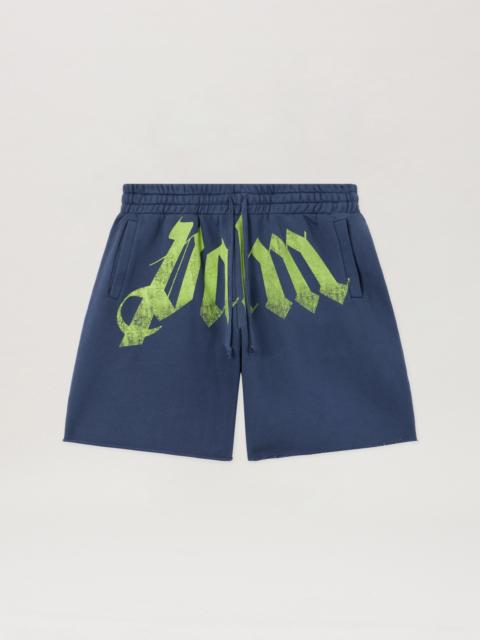 Palm Angels Big Waist Logo Sweatshorts