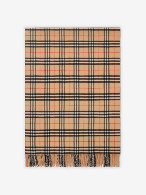 Burberry Check Wool Cashmere Blanket
