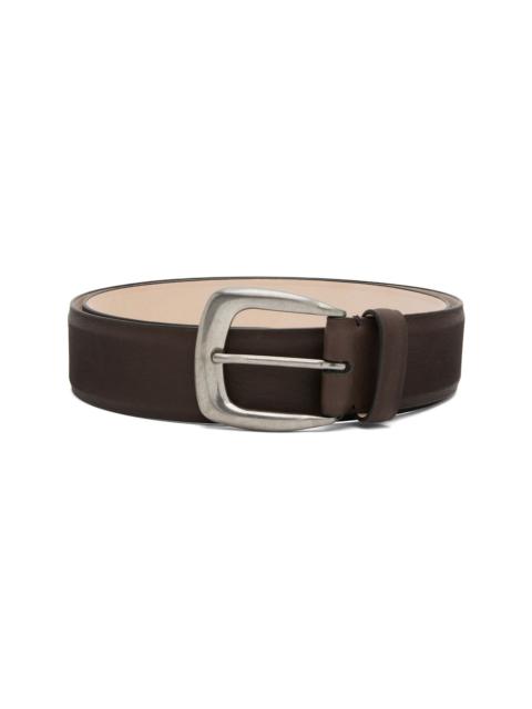 Maison Margiela Brown Pin-Buckle Belt