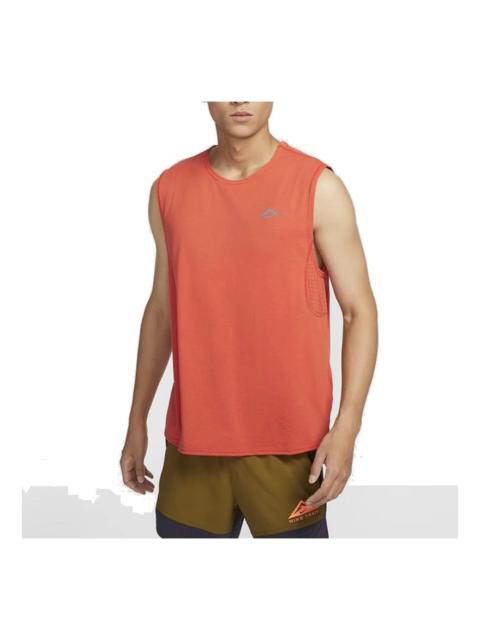 Nike Nike Solar Chase Dri-FIT Sleeveless Running Top 'Orange' FN3310-846