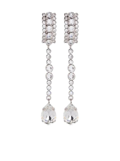 Alessandra Rich crystal-embellished drop earring