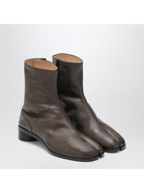 Maison Margiela Maison Margiela Tabi Ankle Boot In Brown Leather Men