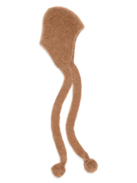 Acne Studios Acne Studios Mohair & Wool Earflap Hat in Clay Beige at Nordstrom