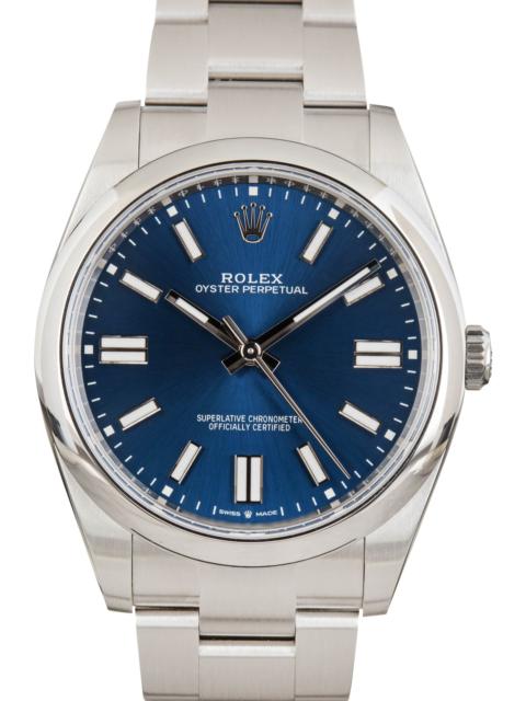 Rolex Oyster Perpetual 41 Ref 124300 Blue Dial