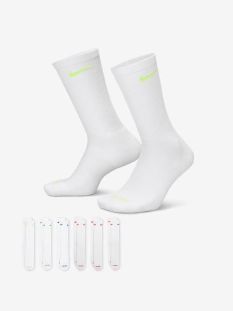 Nike Nike Everyday Plus Cushioned Training Crew Socks (6 Pairs)