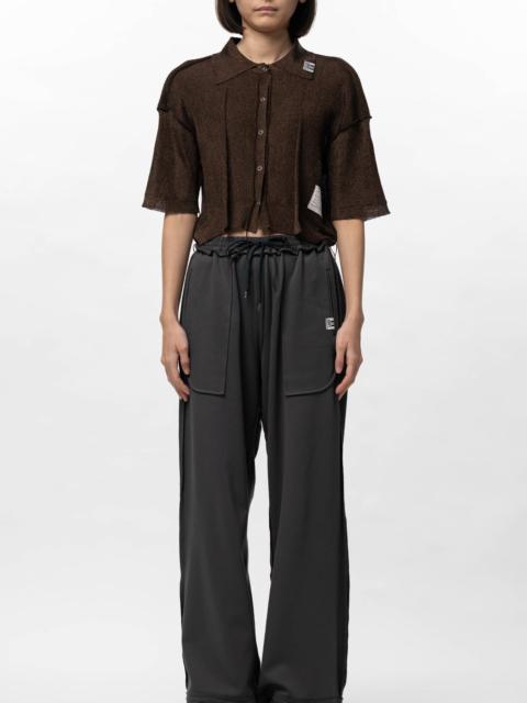 Maison MIHARAYASUHIRO Inside-Out Glitter Knit Cardigan