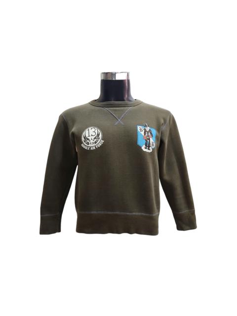 Other Designers Buzz Rickson's - Vintage 80s Buzz Rickson Jungle Air Force Sweatshirt