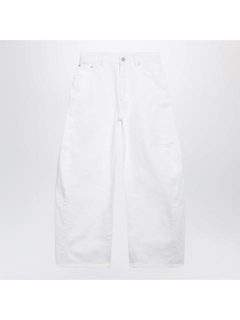 Alaïa Alaia White Rodeo Denim Trousers Women