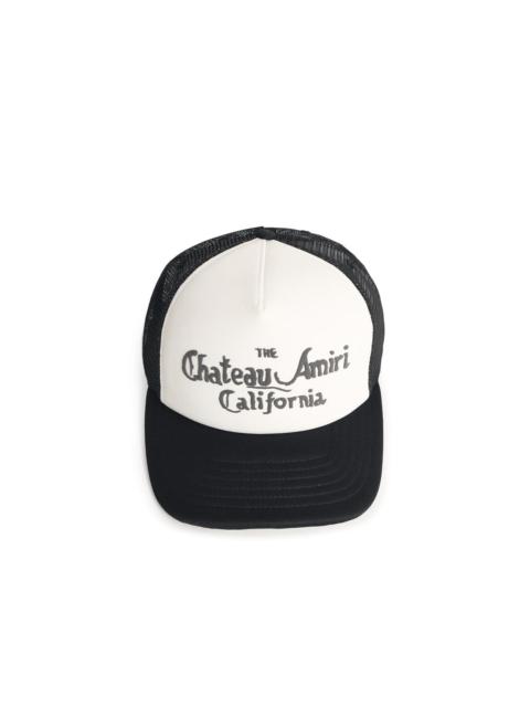 AMIRI Amiri 'CHATEAU Amiri' Black And White Polyester Cap