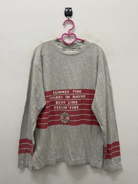 Other Designers Rare Vintage UNITED COLORS OF BENETTON Blue Lines