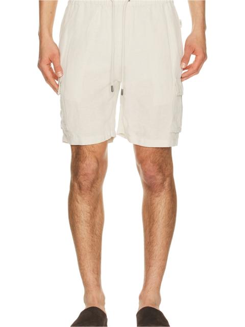onia Air Linen Pull On Cargo Short