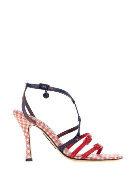 Loewe Loewe Women Printed Nappa Leather New Comic Sandals