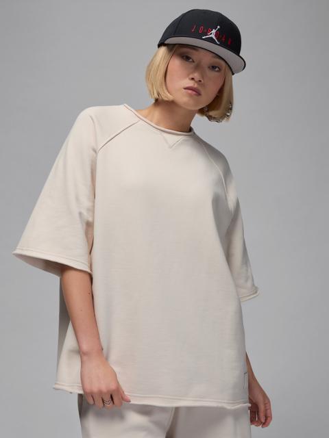 Jordan Jordan Flight Fleece Women's Oversized Short-Sleeve French Terry Top