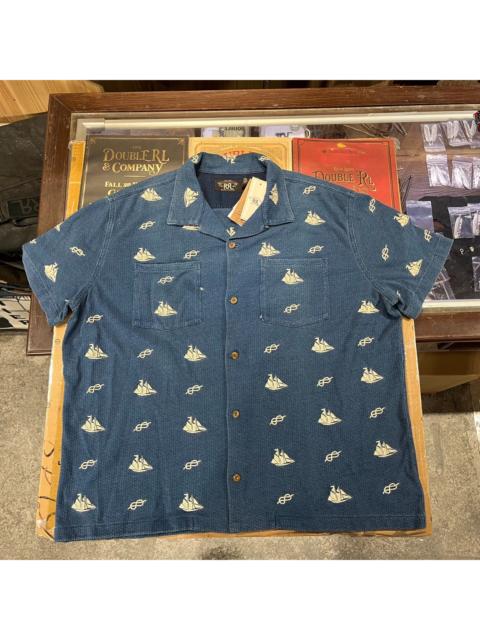 RRL by Ralph Lauren Double RL Ralph Lauren RRL Blue Dyed Short Sleeve T-Shirt