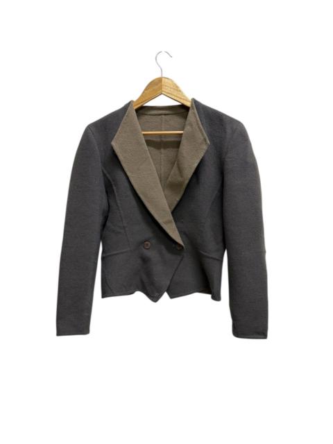 Other Designers Aquascutum Regent 100 Cropped Wool Blazer Jacket