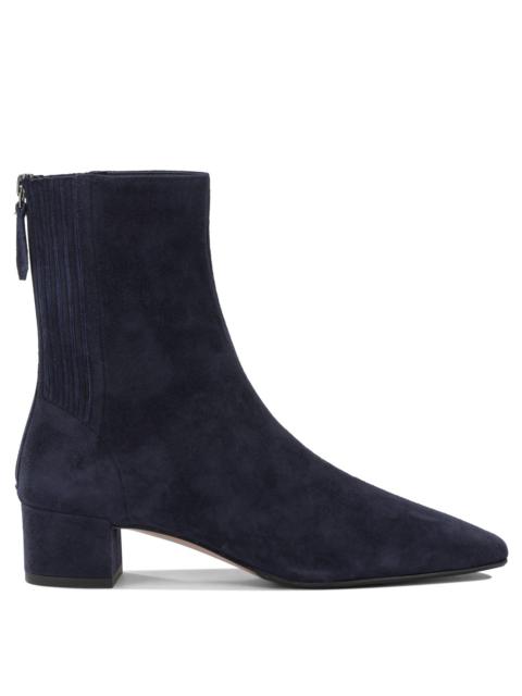 AQUAZZURA Aquazzura Saint Honoré 35mm Ankle Boots Blue