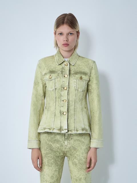 GANNI Foil Denim Jacket