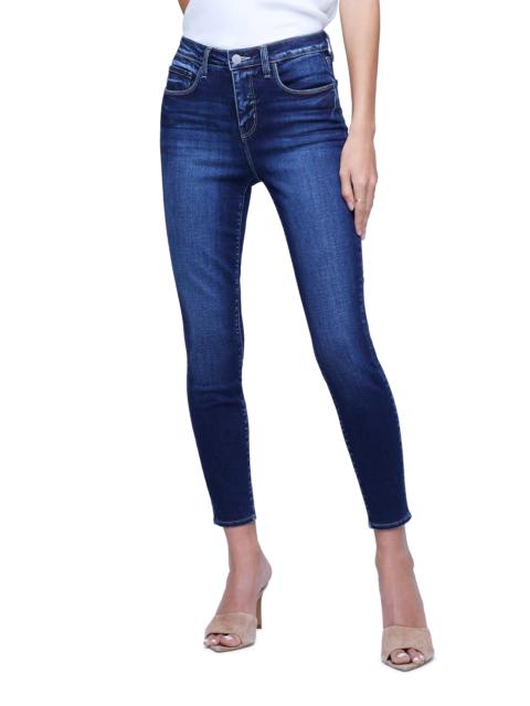L'AGENCE L'AGENCE Margot Crop Skinny Jeans in Columbia at Nordstrom