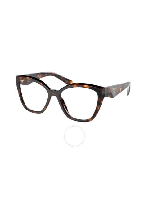 Prada Prada Demo Butterfly Ladies Eyeglasses PR 20ZV 14L1O1 52