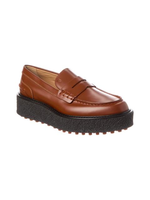 Tod's TOD’s Leather Platform Loafer