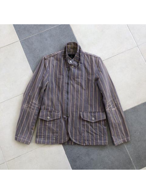 Other Designers Japanese Brand - 291295 HOMME Stripe Cotton Jacket