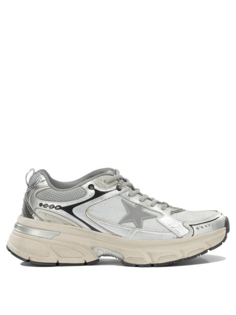 Golden Goose Golden Goose Lightstar Low Sneakers Silver Men