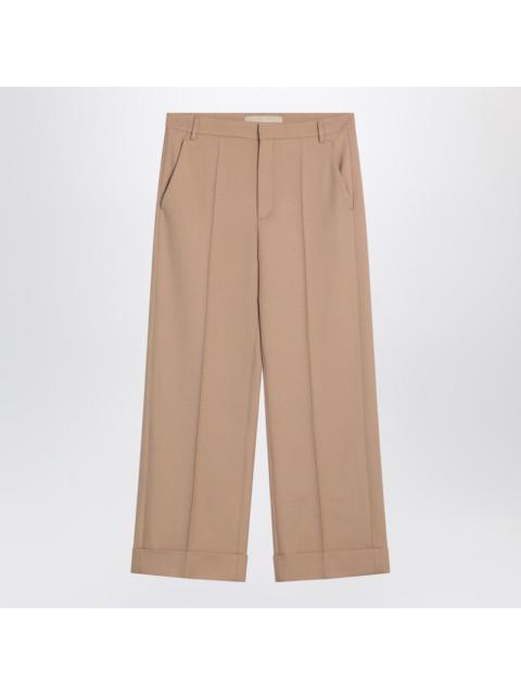 Valentino Camel-Coloured Wool Trousers Men