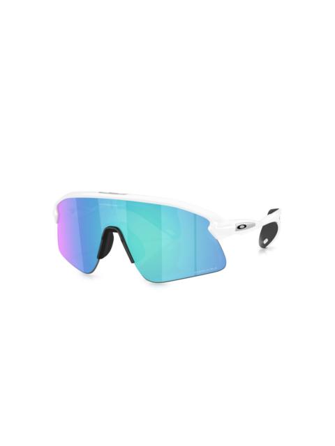 OAKLEY geometric shield-frame sunglasses